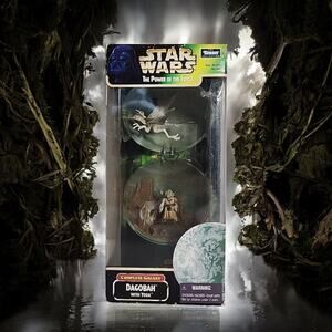 1998 Kenner Star Wars Complete Galaxy Dagobah with Yoda Action Figure New in Box